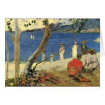 Edge of Sea - Paul Gauguin Card
