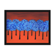 Edge of the Blue Forest postcards by rippleart Edge of the Blue Forest postcards