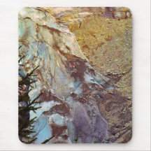 Edge of the ice mouse pad