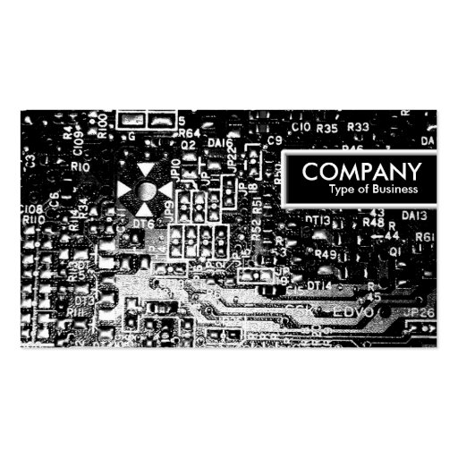 Edge Tag - Circuitry Business Card Templates