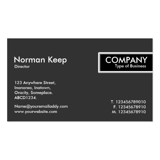 Edge Tag - Connected Spots II Business Card Template (back side)