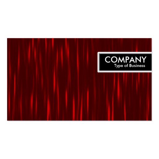 Edge Tag - Red Streaks Business Card Template