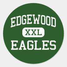 Edgewood - Eagles - High School - Atco New Jersey Stickers