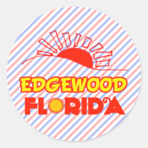 Edgewood, Florida Round Sticker