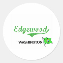 Edgewood Washington City Classic Sticker