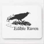 Edible Raven Mousepad mousepads