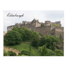 edinburgh castle far post cards