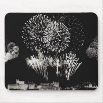 Edinburgh Castle Fireworks Finale Mousemat