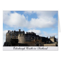 Edinburgh Castle in Scotland Greeting Card