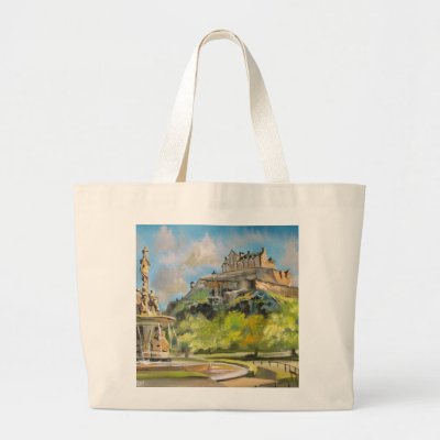 Craft Canvas Bags on Castle Oil Painting Gordon Bruce Art Canvas Bags From Zazzle Com