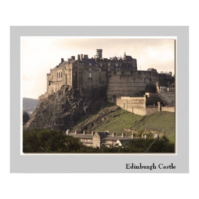 Edinburgh Castle Poster by joelor