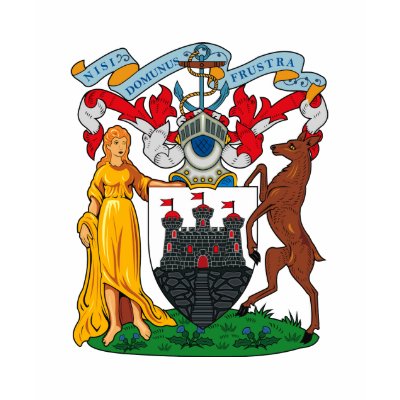 Edinburgh Coat of Arms T-shirt by FlagTshirts