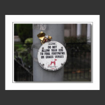 Edinburgh Dog Poop - Scoop Sign posters