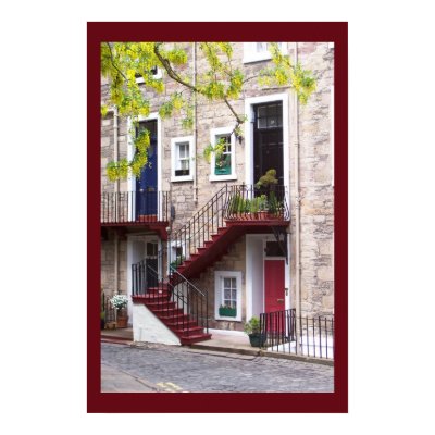 Edinburgh Door Poster by pabucewicz