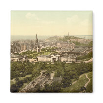 Edinburgh from the Castle, Scotland Magnet