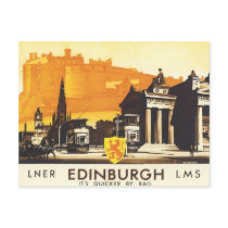 Edinburgh LNER postcards by vintagetreasurechest Edinburgh LNER postcards