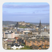 Edinburgh, Scotland. A view overlooking central Stickers