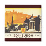 Edinburgh via LNER Rail Poster magnets