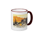 Edinburgh Vintage Travel Poster Mugs