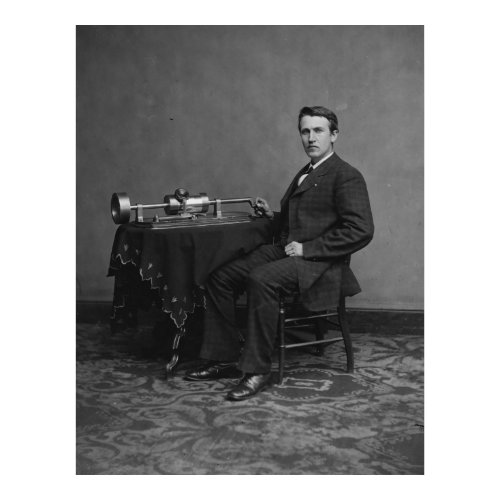 Edison Early 20s Print or Poster print