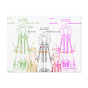 Edison light bulb postcards