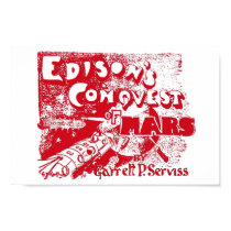 Edison Mars 1898 sci fi posters by Jakestuff Edison Mars 1898 sci fi posters
