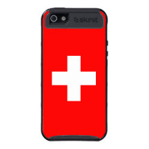 Editable Background, The Flag of Switzerland iPhone 5 Cases