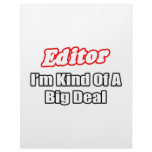 Editor...Big Deal Customized Letterhead