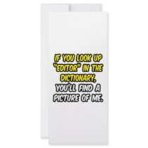 Editor In Dictionary...My Picture Rack Cards