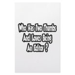 Editor Joke...Two Thumbs Stationery