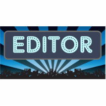 Editor Marquee photo sculptures by itsallhot Editor Marquee photo sculptures