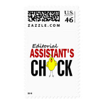 Editorial Assistant’s Chick postage by professiongifts Editorial Assistant’s Chick postage