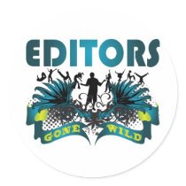 Editors Gone Wild stickers by busybrain Editors Gone Wild stickers