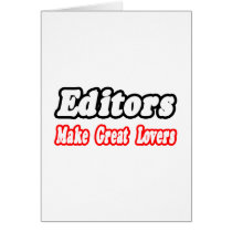 Editors Make Great Lovers cards
