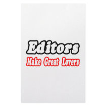 Editors Make Great Lovers Stationery Paper