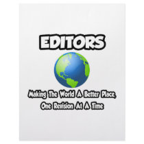 Editors...Making the World a Better Place Personalized Letterhead