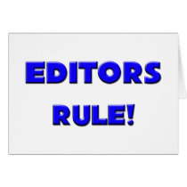 Editors Rule! cards