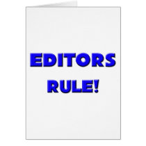 Editors Rule! cards