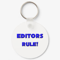 Editors Rule! keychains