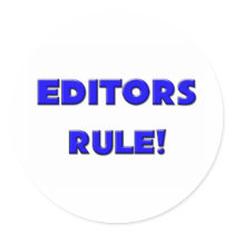 Editors Rule! stickers by professions Editors Rule! stickers