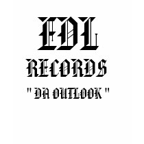 EDL, RECORDS, " DA OUTLOOK " t-shirts