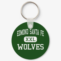 Edmond Santa Fe - Wolves - High - Edmond Oklahoma keychains by customteamsportswear Edmond Santa Fe - Wolves - High - Edmond Oklahoma keychains