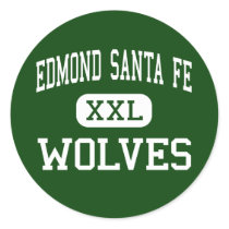 Edmond Santa Fe - Wolves - High - Edmond Oklahoma stickers by customteamsportswear Edmond Santa Fe - Wolves - High - Edmond Oklahoma stickers
