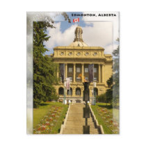 Edmonton Alberta legislature postcard by equals Edmonton Alberta legislature postcard