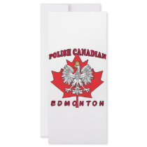 Edmonton Polish Canadian Leaf rack cards by PolishCanadian Edmonton Polish Canadian Leaf rack cards