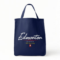 Edmonton Script Canvas Bag