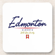 Edmonton Script Drink Coaster