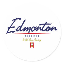Edmonton Script Sticker