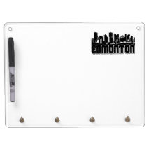 Edmonton Skyline Dry Erase Whiteboard