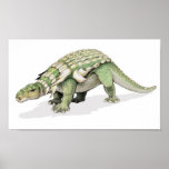 Edmontonia - armoured dinosaur Portfolio Poster